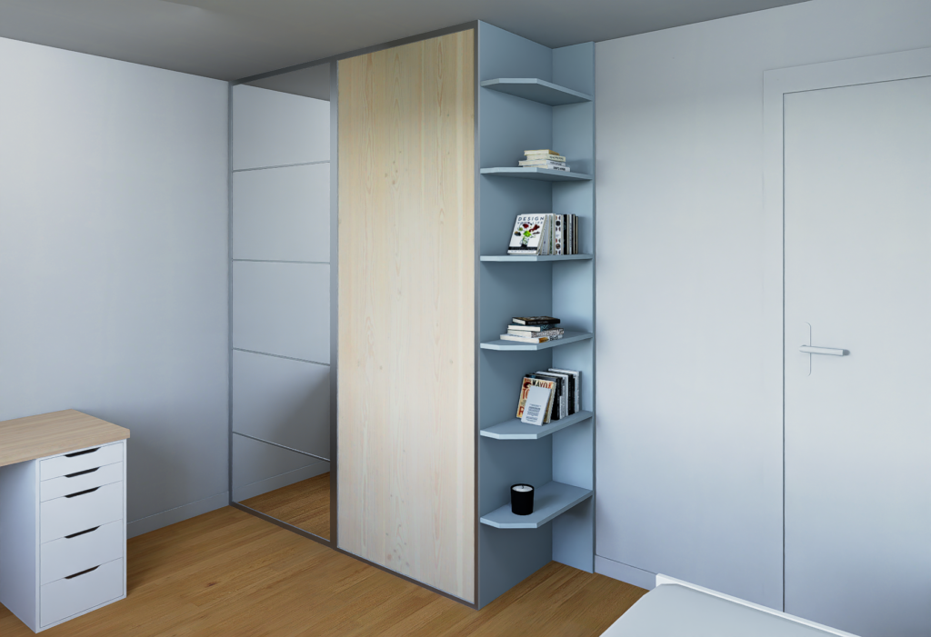 dressing sur mesure perspective en photo réalisme